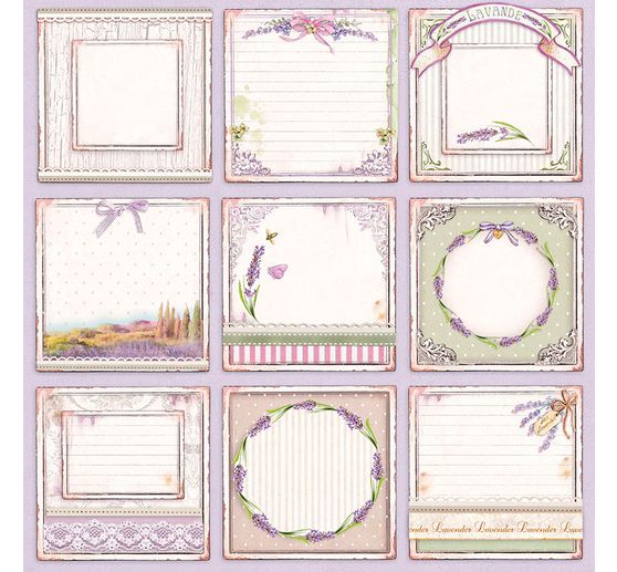Scrapbook blok "Provence"