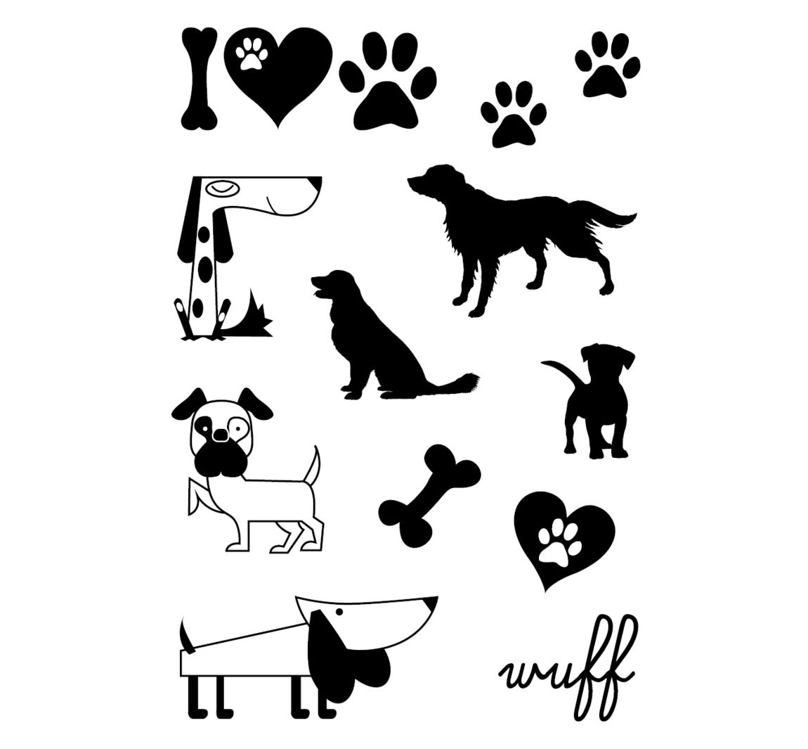 Clear Stamps "Honden"