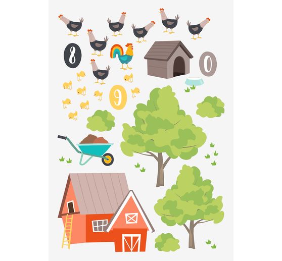 Raamsticker "Boerderij"
