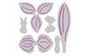 Sizzix Thinlits punching template "Orchid"