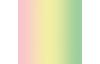 Transparante vouwblaadjes "Regenboog pastel"