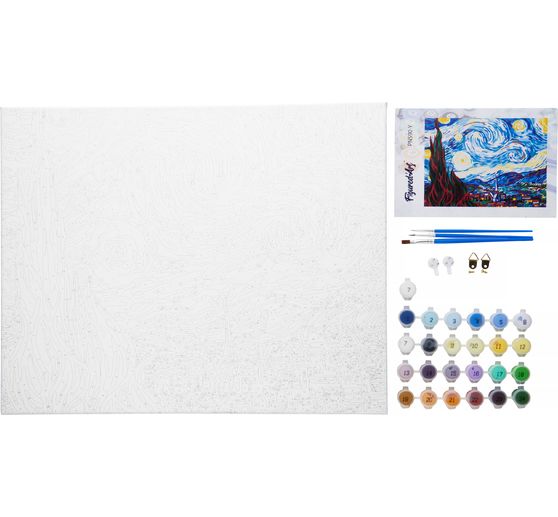 Schilderen op nummers "Van Gogh - Sterrennacht"