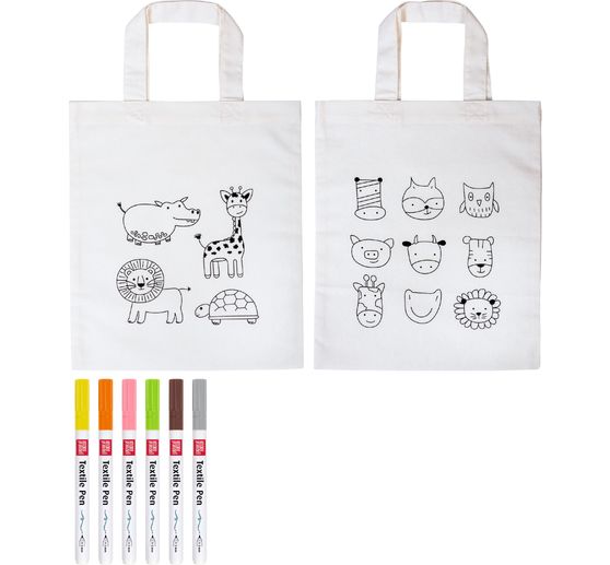 Craft set children's bags "Animals & Zoo"