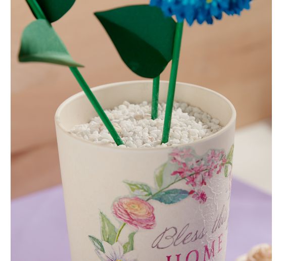 VBS Decoratieve voorraadpot met deksel, rond