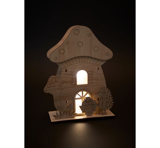 VBS Paddenstoel huis "Egel", incl. LED