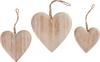 VBS Houten decoratieve hanger "Harten"