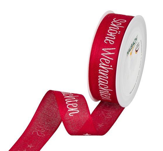 Printed ribbon "Schöne Weihnachten" 