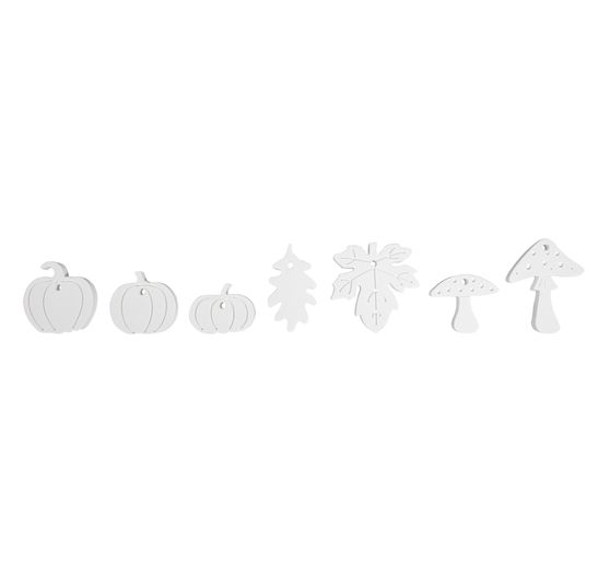 Silicone casting mould "Pumpkin, mushroom, leaf"