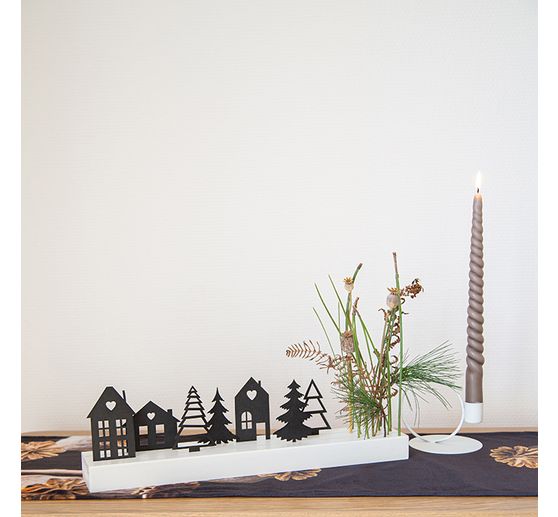 Paper cuts "Houses and trees"