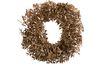 Dried ruscus wreath "Gold Wash"