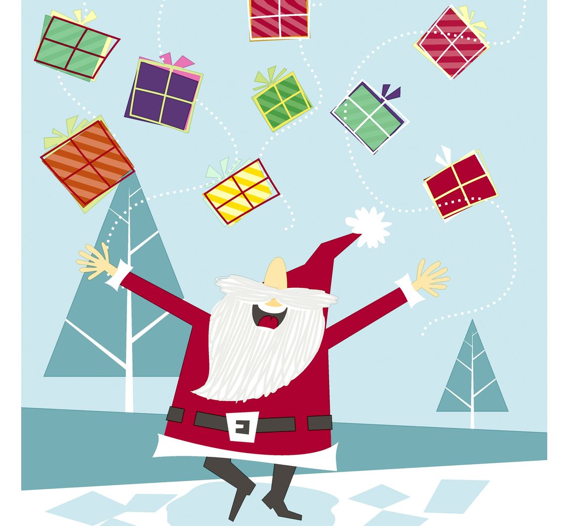 Servet "Hoera cadeaus!" - 5 stuks