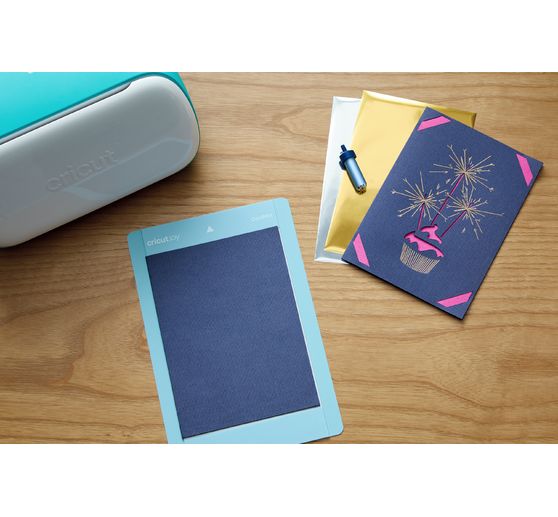 Cricut Joy dubbele kaarten met insteekhoezen & enveloppen "Insert Cards Sensei Sampler - Foil", 11,4 cm x 15,9 cm