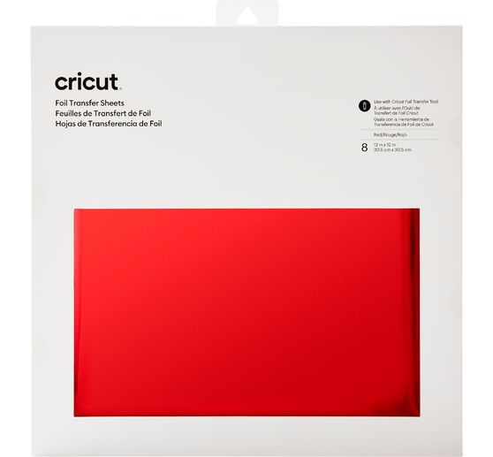 Cricut Transfer folie "Foil Transfer - Sheets Red" 