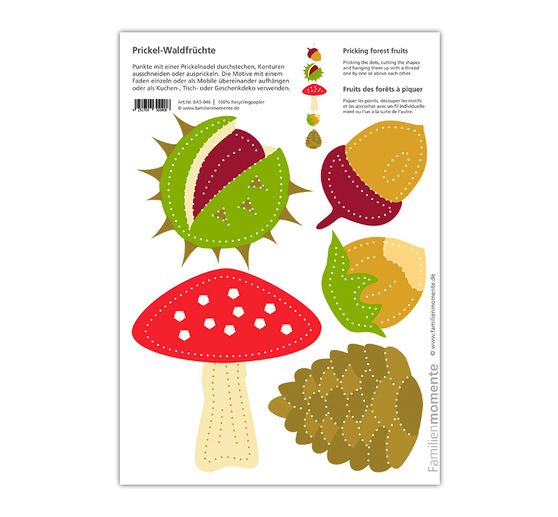 Prickle sjablonen set "Herfst magie"