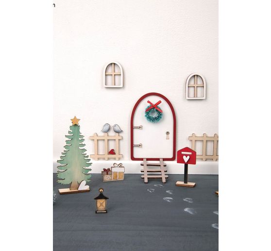 Houten knutselset "Kabouter deur Nisse"