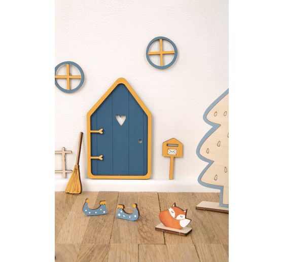 Houten knutselset "Kabouter deur Tomte"