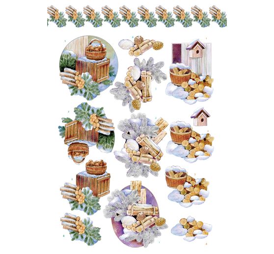3D stansveldboek "Winter Charme"