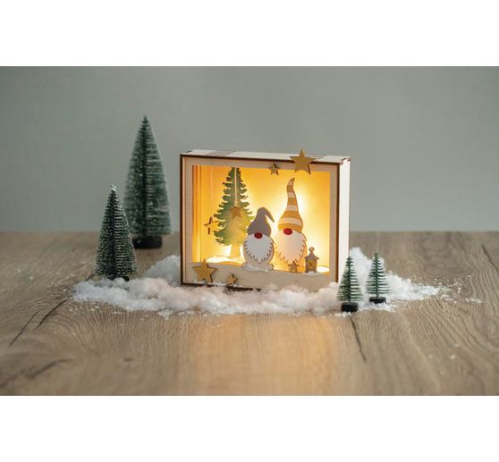 Houten bouwpakket motieflijst "Kabouter"