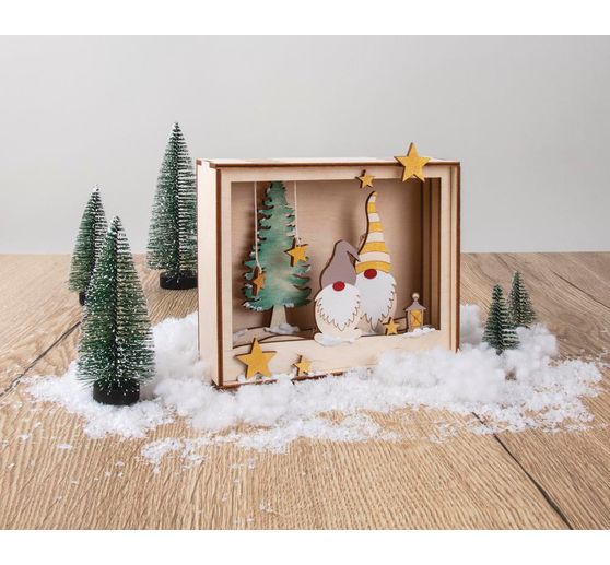 Houten bouwpakket motieflijst "Kabouter"