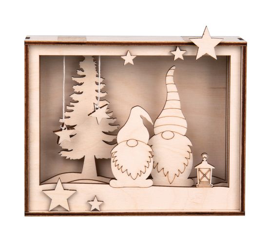 Houten bouwpakket motieflijst "Kabouter"