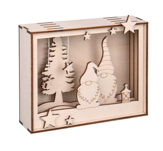Houten bouwpakket motieflijst "Kabouter"