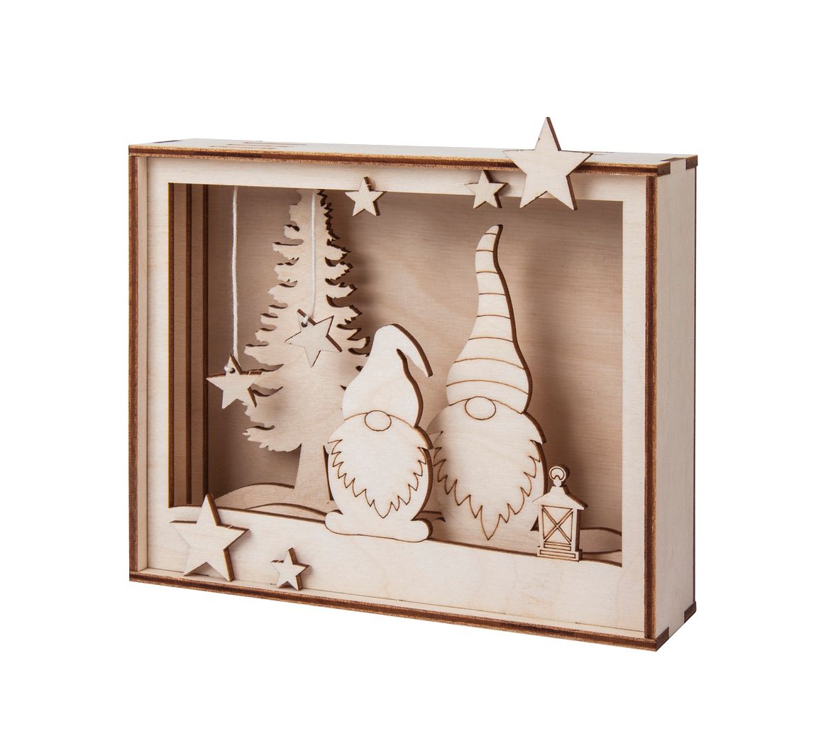 Houten bouwpakket motieflijst "Kabouter"