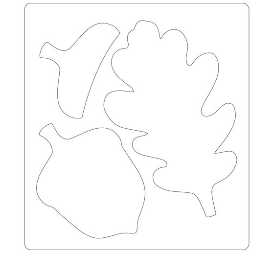 Sizzix Bigz ponssjabloon "Acorn & Oak Leaf"