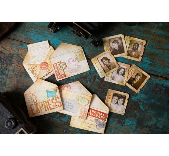 Sizzix Thinlits punching template "Bouquet by Tim Holtz"