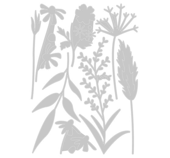 Sizzix Thinlits punching template "Delicate Autumn Stems"