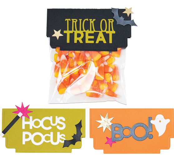 Sizzix Thinlits ponssjabloon "Halloween Toppers"