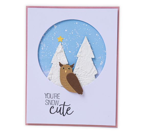 Sizzix Thinlits ponssjabloon "Cozy Woodland"
