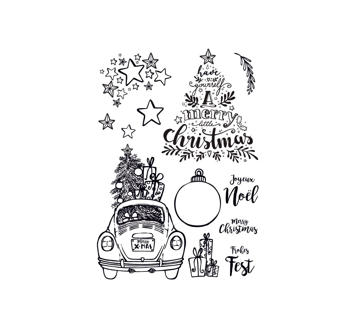 VBS Siliconenstempel "Merry X-Mas"