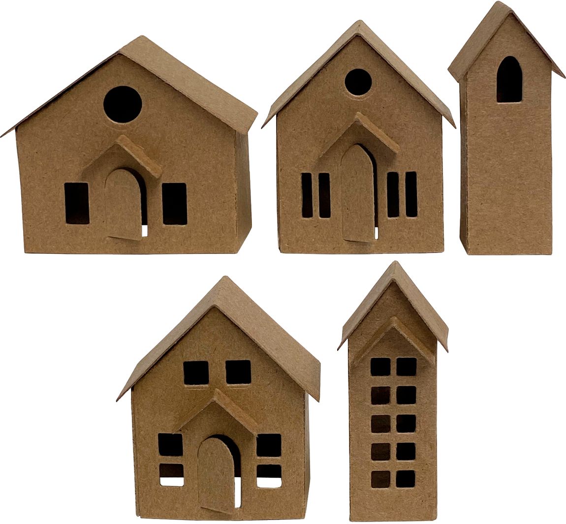 Sizzix Thinlits Stanssjabloon  "Paper Village"