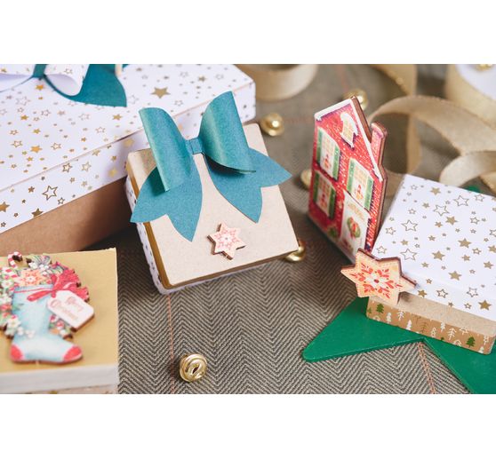 VBS Cardboard boxes "Square", 10 pieces