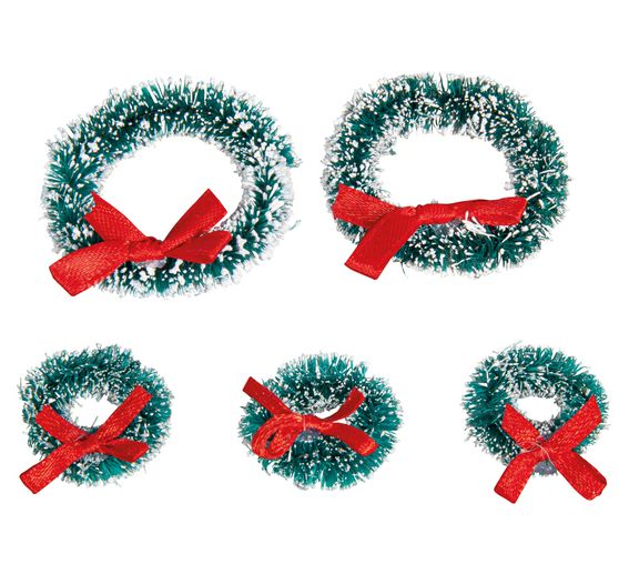 Miniature Christmas wreaths
