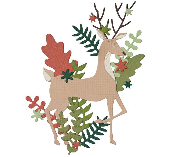 Sizzix Thinlits ponssjabloon "Delightful Deer"