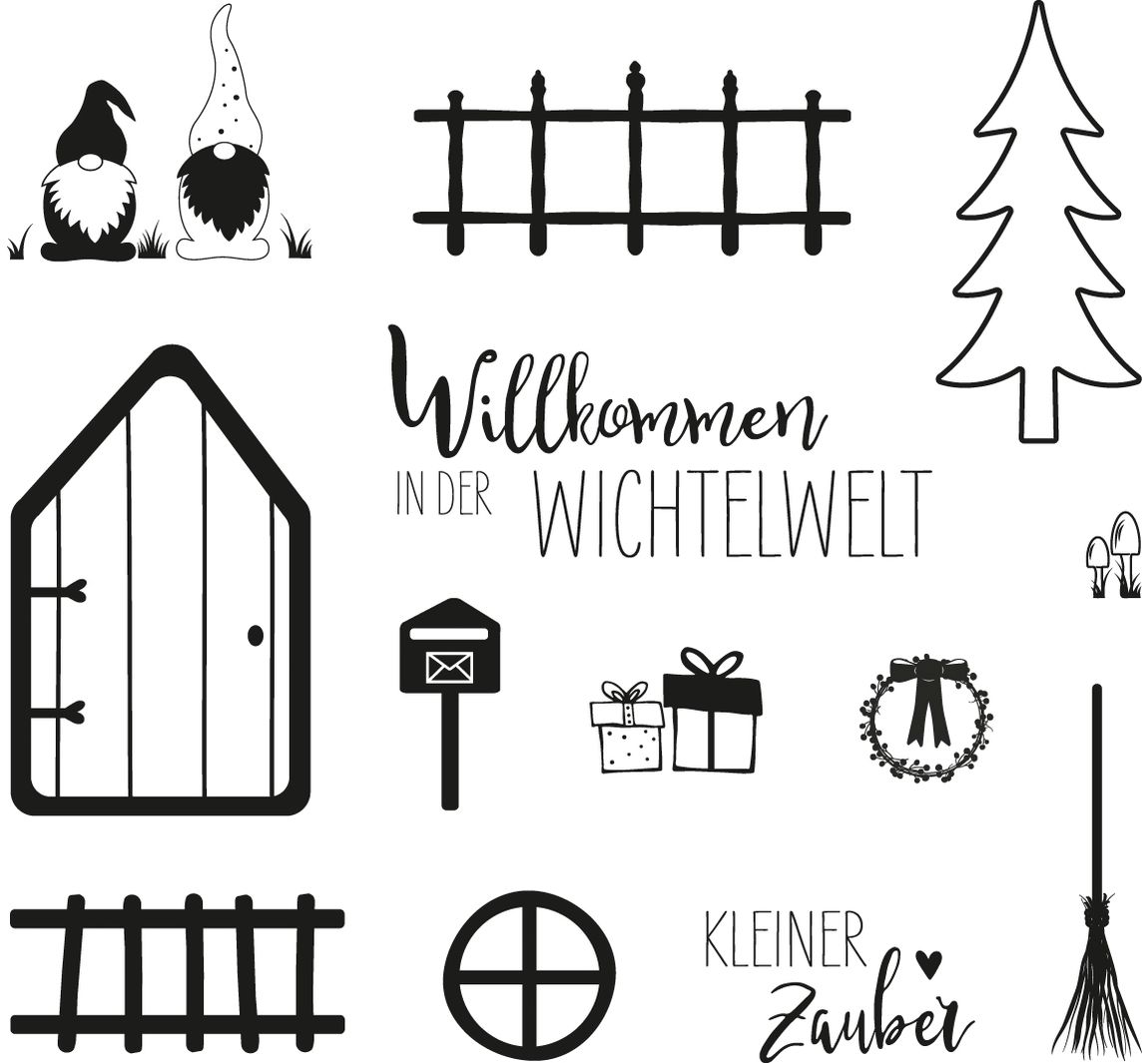 Clear Stamps "Kabouterwereld"