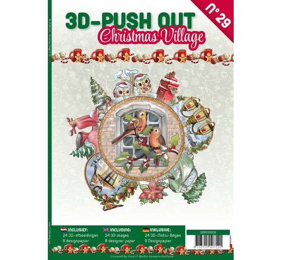 3D stansveldboek "Christmas Village" 
