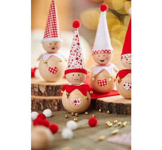 VBS Knutselset "Houten ballen kabouter"