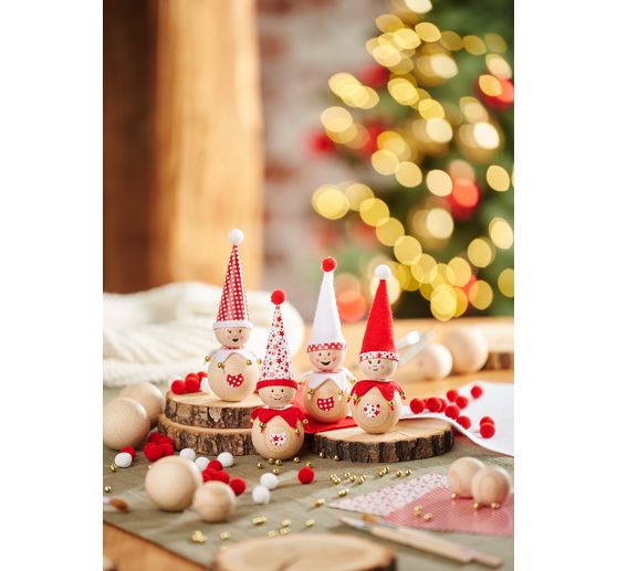 VBS Knutselset "Houten ballen kabouter"