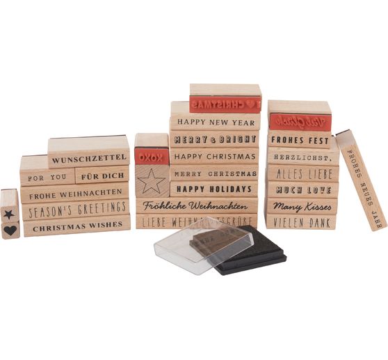 Stempel set XL "Lieve kerstgroet"