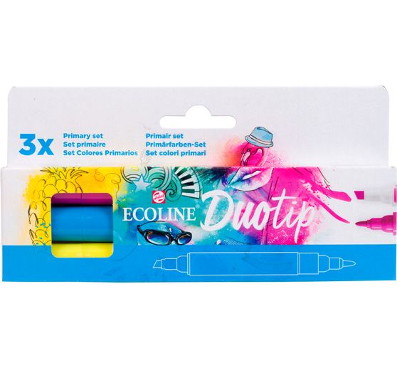 Talens Ecoline Duotip "Primaire kleuren set"