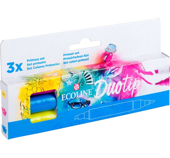 Talens Ecoline Duotip "Primaire kleuren set"