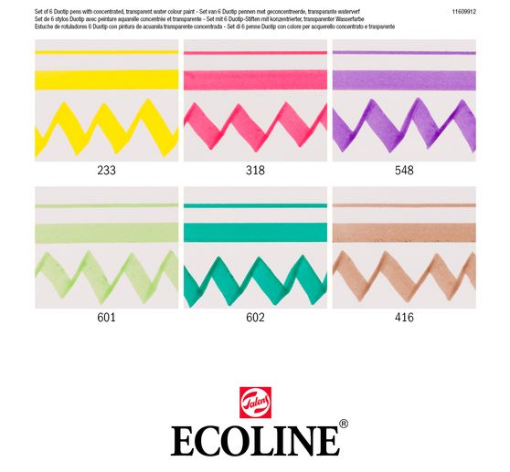 Talens Ecoline Duotip "Botany-Set"