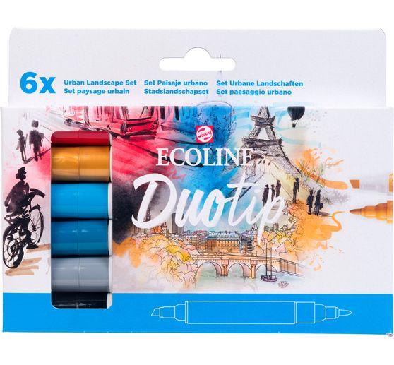 Talens Ecoline Duotip "Urban Landscape-Set"