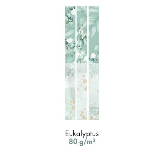 Papieren strips "Eucalyptus"