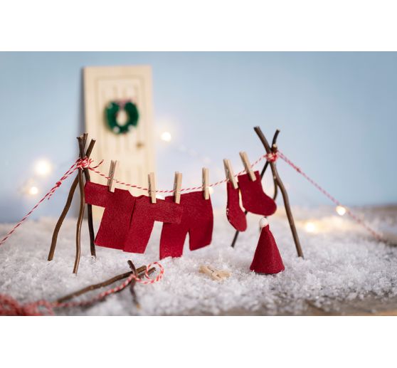 Mini craft set Secret Santa door "Laundry"