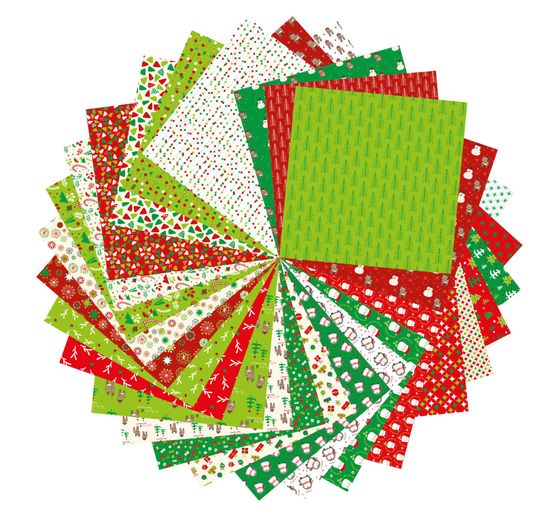 Folding paper assortment "Christmas"