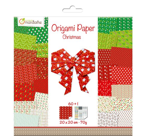 Vouwpapier assortiment "Kerstmis"