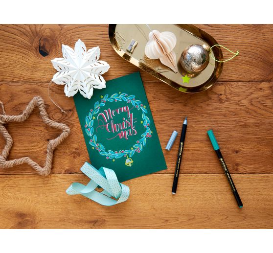edding 1340 Penseelpen "Xmas - Metallic"